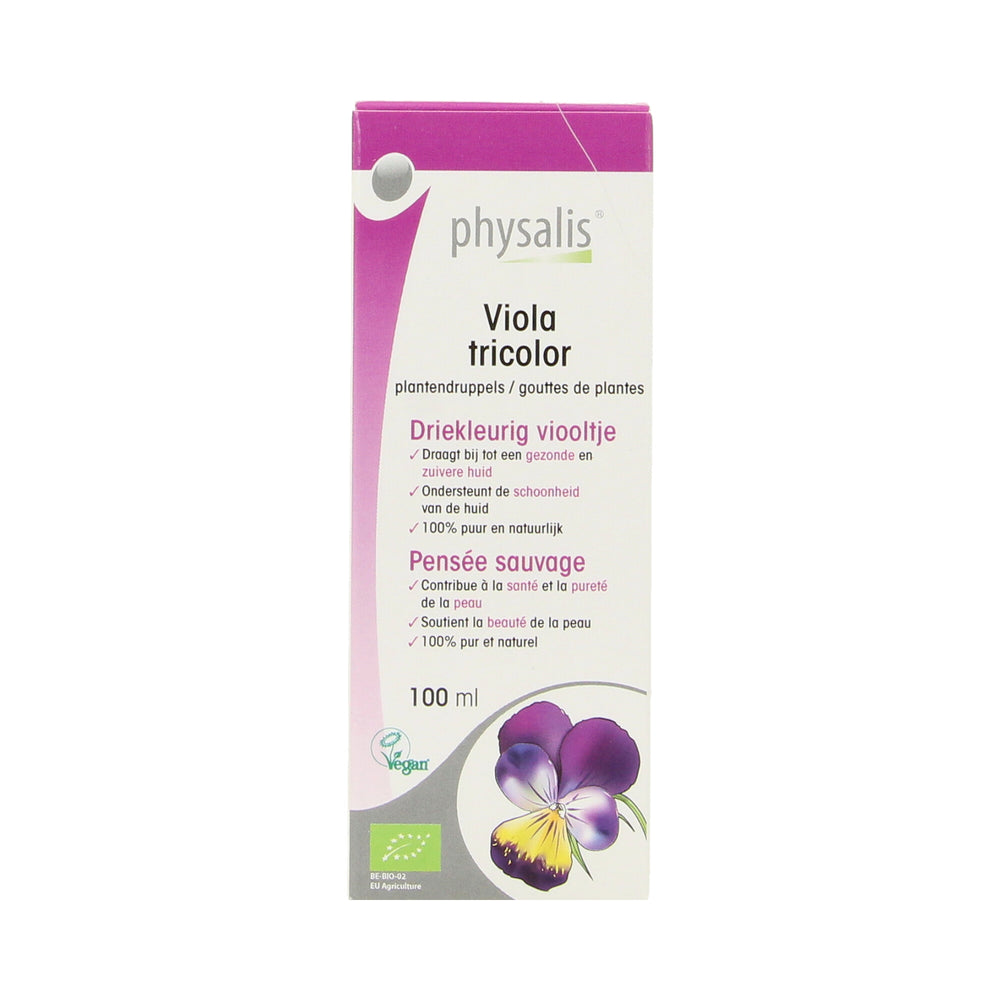 Viola tricolor (driekleurig viooltje) 100ml BIO
