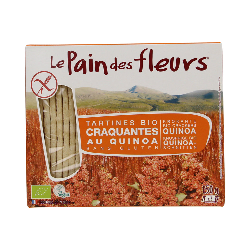 Quinoa crackers Glutenvrij BIO 150g