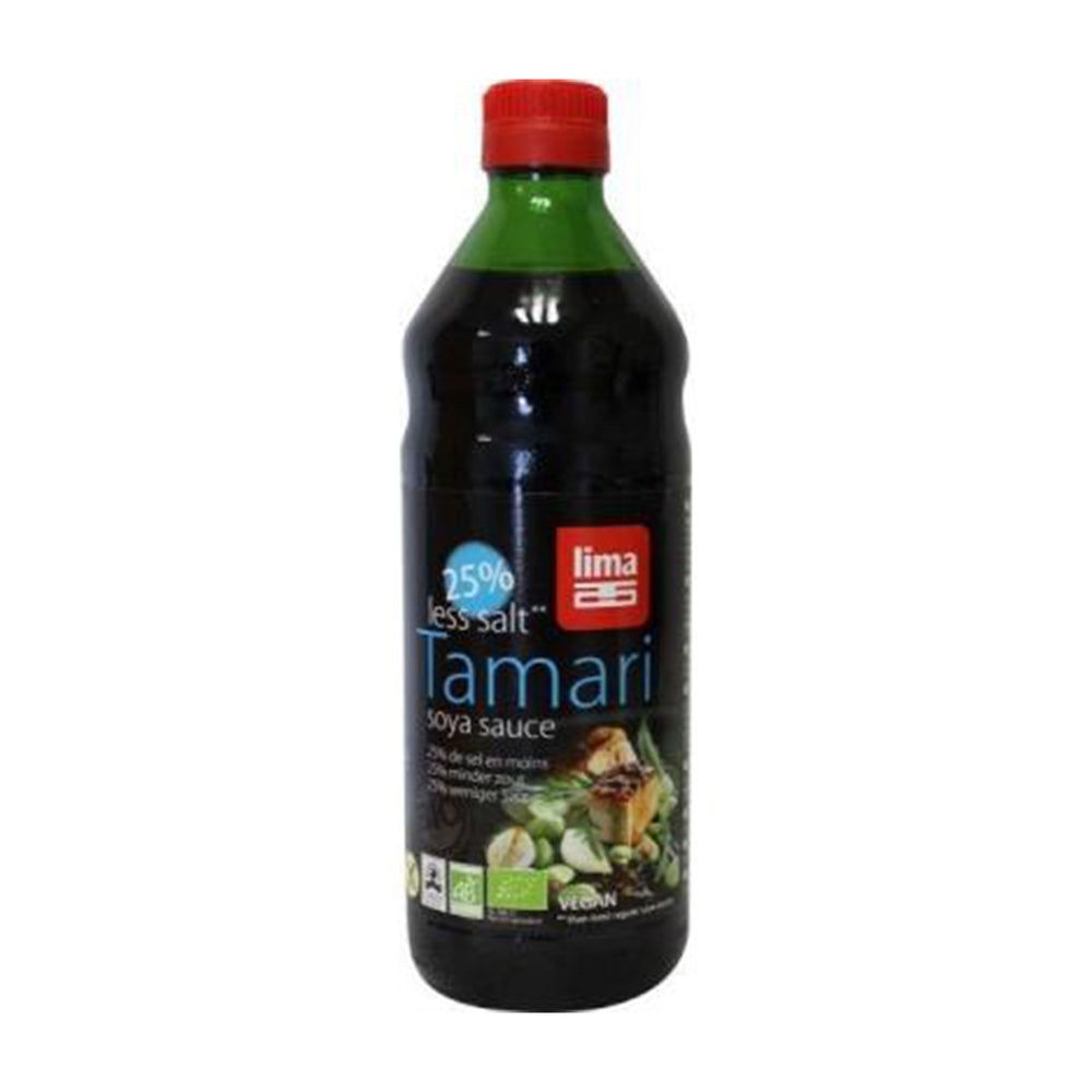 Tamari 25% minder zout BIO 0,5l