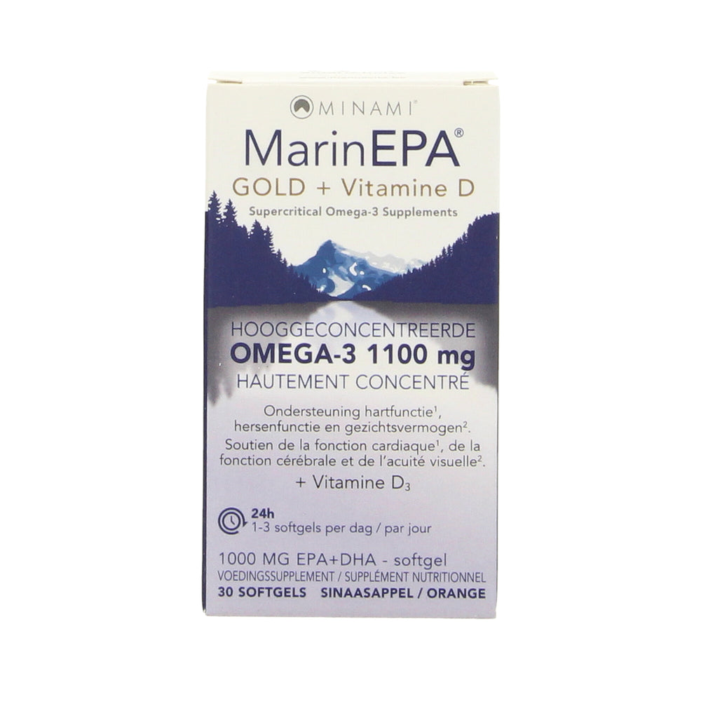 MarinEpa Gold + Vitamine D 1100mg 30softgels