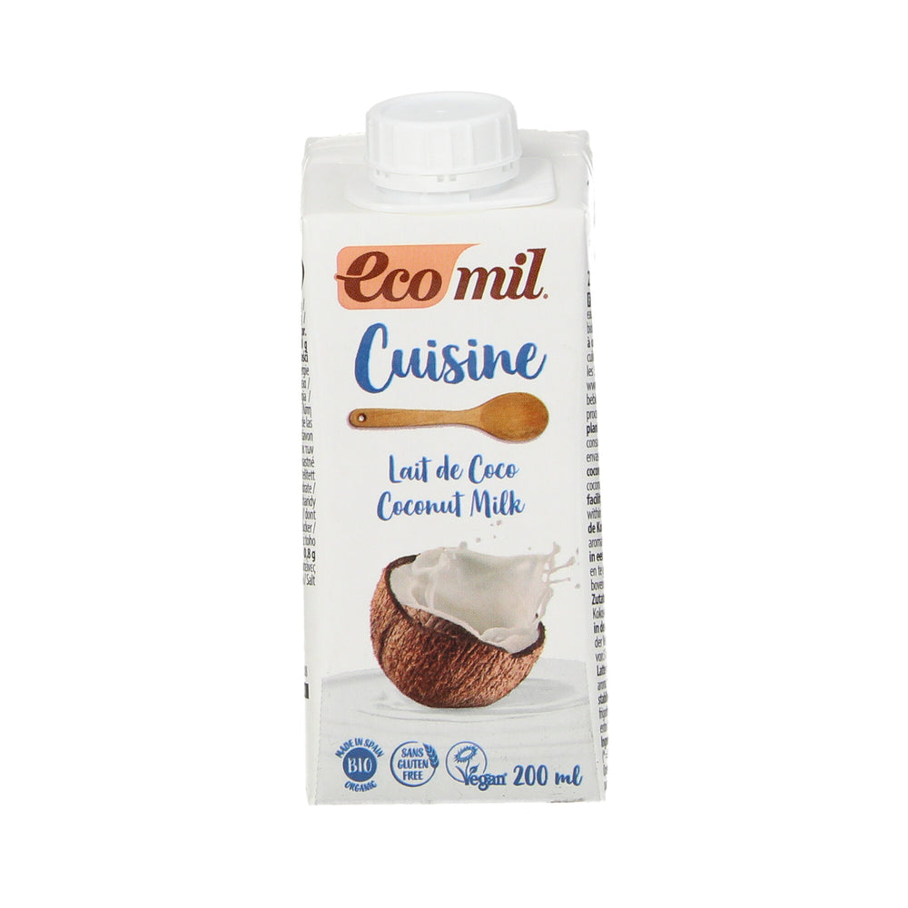 Cuisine lait de coco bio gluten/lactose-vrij BIO 200ml