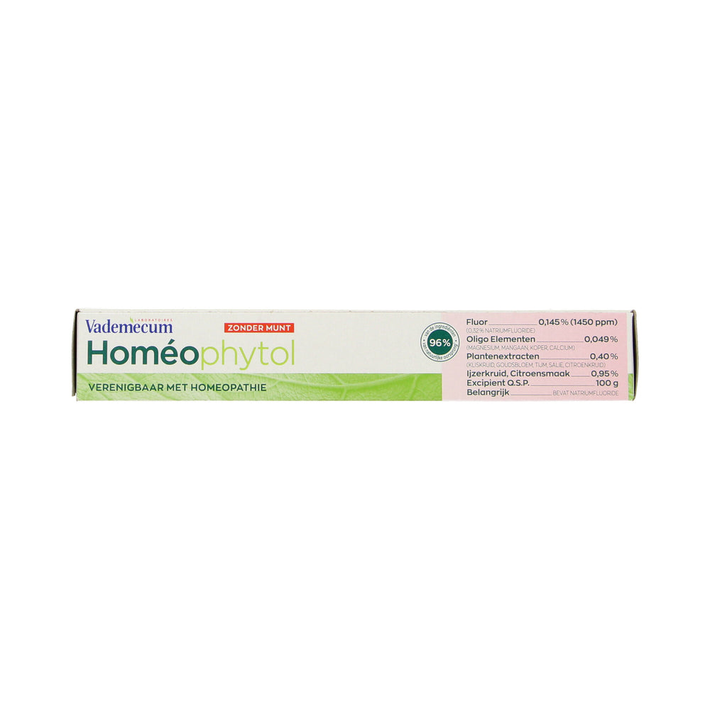 Homeophytol tandpasta zonder munt 75ml